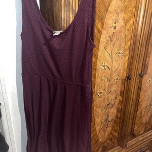 Mossimo Supply Co. Textured Maroon dress